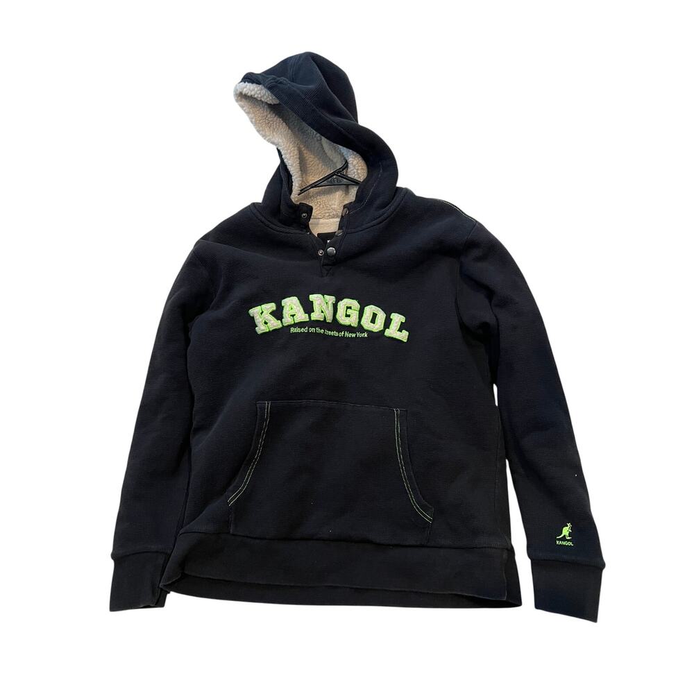 Kangol Born British Streeetwear Pullover Hoodie Mens Large